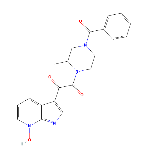 1-(4-Benzoyl-2-methyl-1-piperazinyl)-2-(1H-pyrrolo[2,3-b]pyridin-3-yl)-1,2-ethanedione (CAS: 357262-90-9) - Related Chemical Product