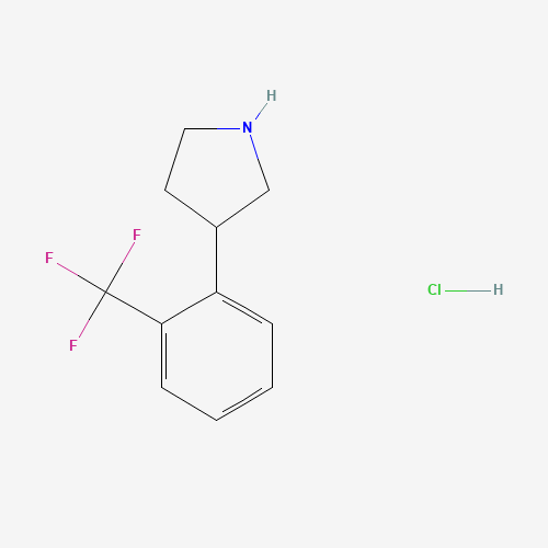 3-(2-(TRIFLUOROMETHYL)PHENYL)PYRROLIDINE HYDROCHLORIDE (CAS: 1095545-09-7) - Related Chemical Product