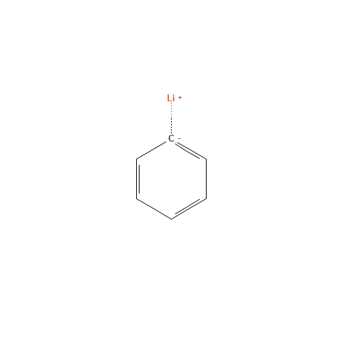 Phenyllithium (CAS: 591-51-5) - Chemical Structure and Molecular Formula 