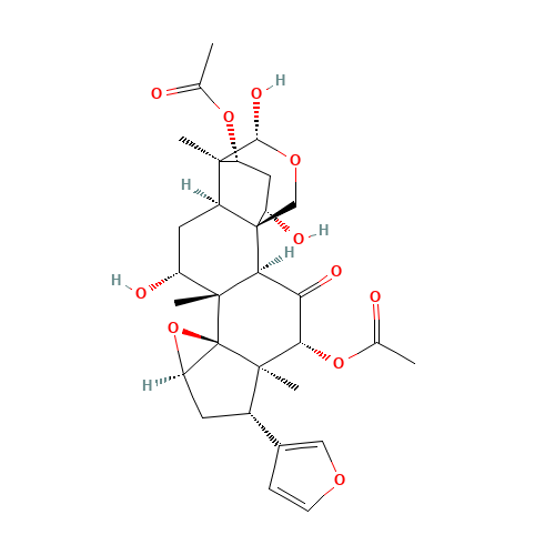 Toosendanin (CAS: 58812-37-6) - Chemical Structure and Molecular Formula 