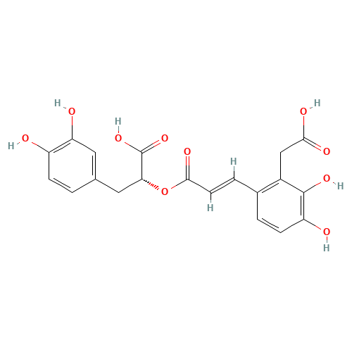 Salvianolic acid d (CAS: 142998-47-8) - Chemical Structure and Molecular Formula 