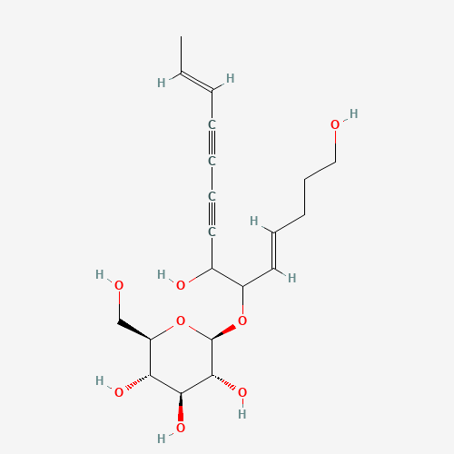 (4E,12E)-1,7-Dihydroxy-4,12-tetradecadiene-8,10-diyn-6-yl hexopyranoside (CAS: 136085-37-5) - Related Chemical Product