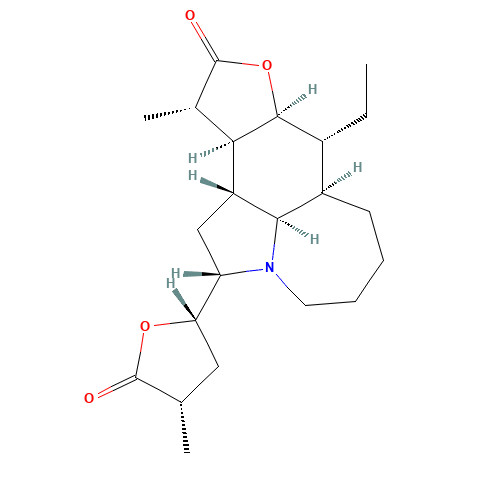 (2S,7aR,8R,8aS,11S,11aS,11bR,11cR)-8-Ethyl-11-methyl-2-[(2S,4S)-4-methyl-5-oxotetrahydro-2-furanyl]dodecahydroazepino[3,2,1-hi]furo[3,2-e]indol-10(2H)-one (CAS: 6879-01-2) - Related Chemical Product