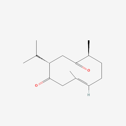 (3S,6E,10S)-3-Isopropyl-6,10-dimethyl-6-cyclodecene-1,4-dione (CAS: 13657-68-6) - Related Chemical Product