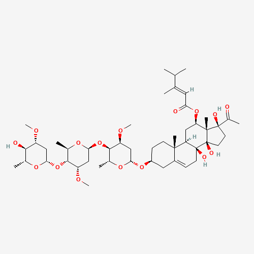 QINGYANGSHENGENIN B (CAS: 106758-54-7) - Chemical Structure and Molecular Formula 