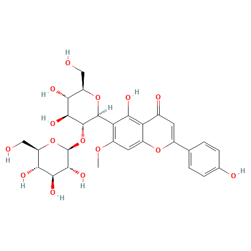 (1S)-1,5-Anhydro-2-O-b-D-glucopyranosyl-1-[5-hydroxy-2-(4-hydroxyphenyl)-7-methoxy-4-oxo-4H-chromen-6-yl]-D-glucitol (CAS: 72063-39-9) - Related Chemical Product