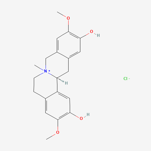 (7S,13aS)-2,11-Dihydroxy-3,10-dimethoxy-7-methyl-5,8,13,13a-tetrahydro-6H-isoquinolino[3,2-a]isoquinolinium (CAS: 104112-82-5) - Related Chemical Product