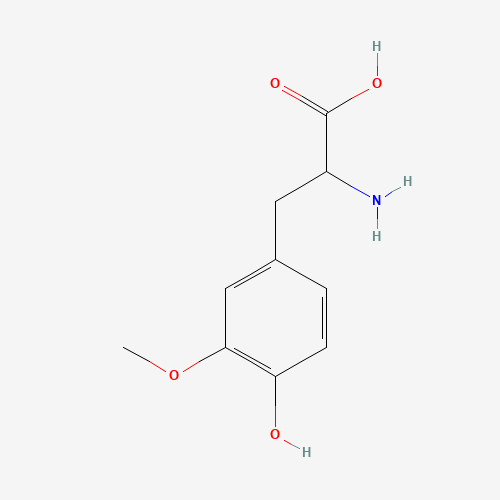 3-Methoxytyrosine (CAS: 7636-26-2) - Chemical Structure and Molecular Formula 