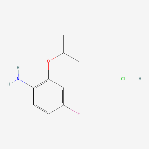 4-Fluoro-2-isopropoxyaniline (CAS: 380430-47-7) - Chemical Structure and Molecular Formula 