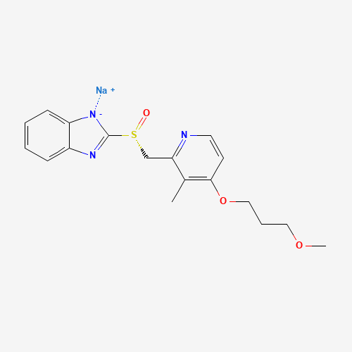 (R)-(+)-Rabeprazole sodium (CAS: 171440-18-9) - Chemical Structure and Molecular Formula 