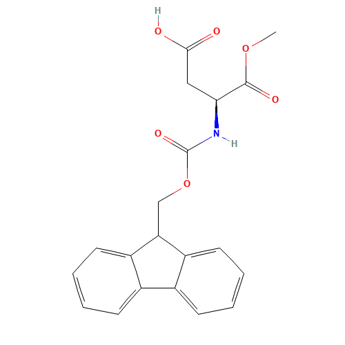 (2S)-2-{[(9H-Fluoren-9-ylmethoxy)carbonyl]amino}-4-methoxy-4-oxobutanoic acid (CAS: 145038-52-4) - Related Chemical Product