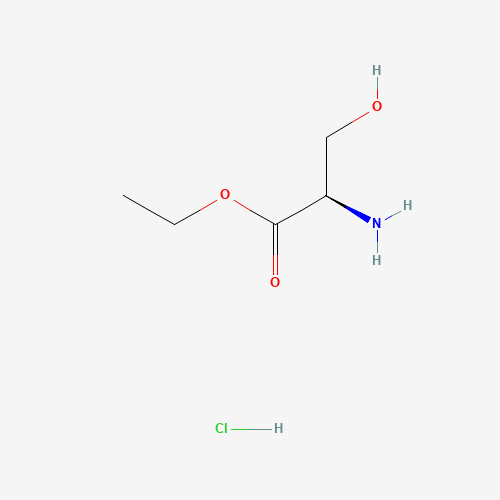 Ethyl L-serinate hydrochloride (1:1) (CAS: 104055-46-1) - Chemical Structure and Molecular Formula 