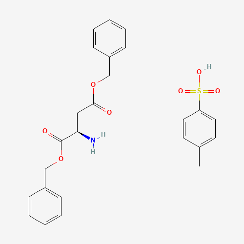 Dibenzyl L-aspartate 4-methylbenzenesulfonate (CAS: 4079-64-5) - Chemical Structure and Molecular Formula 