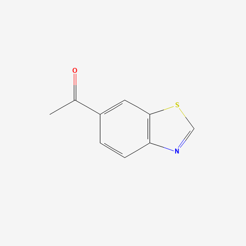 1-(1,3-Benzothiazol-6-yl)ethanone (CAS: 19989-35-6) - Chemical Structure and Molecular Formula 