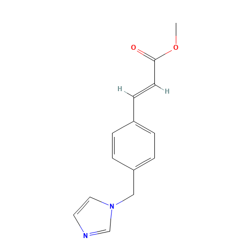 Methyl (2E)-3-[4-(1H-imidazol-1-ylmethyl)phenyl]acrylate (CAS: 866157-50-8) - Related Chemical Product