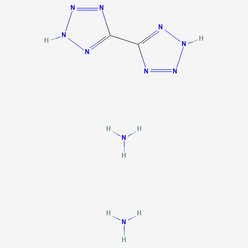 5,5'-Bis-1H-tetrazole diammonium salt (CAS: 3021-02-1) - Chemical Structure and Molecular Formula 
