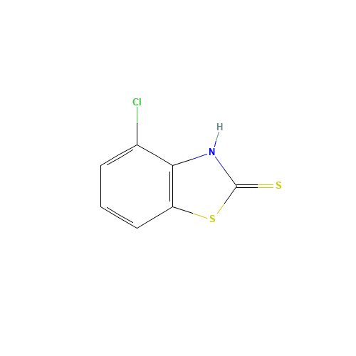 5-Chloro-1,3-benzothiazole-2(3H)-thione (CAS: 1849-65-6) - Chemical Structure and Molecular Formula 