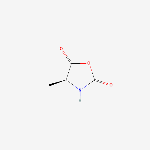 4-Methyl-1,3-oxazolidine-2,5-dione (CAS: 2224-52-4) - Chemical Structure and Molecular Formula 