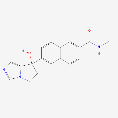 6-(7-Hydroxy-6,7-dihydro-5H-pyrrolo[1,2-c]imidazol-7-yl)-N-methyl-2-naphthamide (CAS: 426219-32-1) - Related Chemical Product