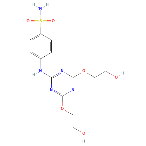 4-(4,6-bis(2-hydroxyethoxy)-1,3,5-triazin-2-ylaMino)benzenesulfonaMide (CAS: 1200603-32-2) - Related Chemical Product
