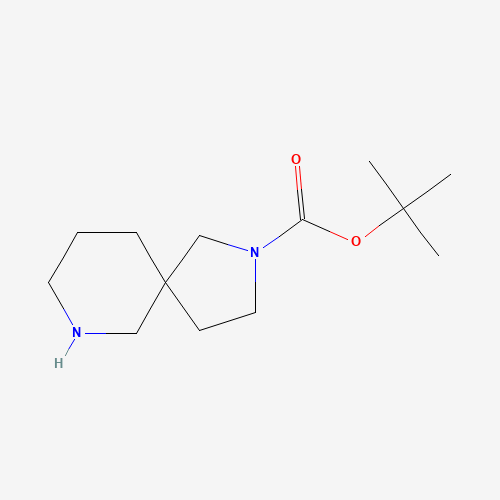 2-Methyl-2-propanyl 2,7-diazaspiro[4.5]decane-2-carboxylate (CAS: 885268-42-8) - Chemical Structure and Molecular Formula 