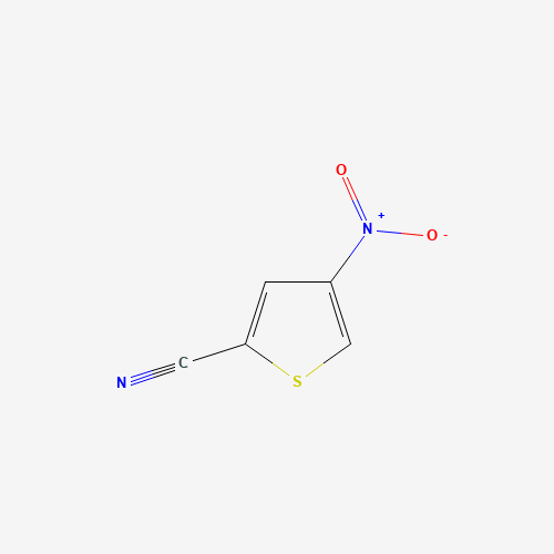 5-Nitro-3-thiophenecarbonitrile (CAS: 42137-24-6) - Chemical Structure and Molecular Formula 