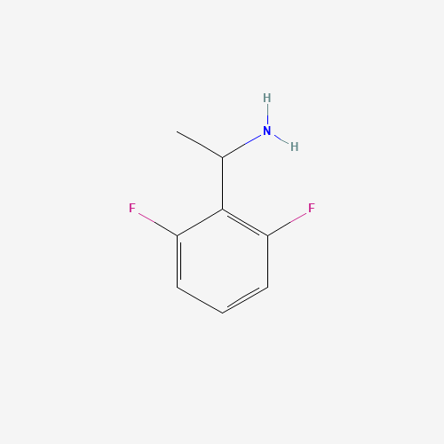 1-(2,6-Difluorophenyl)ethanamine (CAS: 870849-40-4) - Chemical Structure and Molecular Formula 