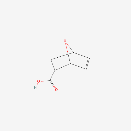 7-OXA-BICYCLO[2.2.1]HEPT-5-ENE-2-CARBOXYLIC ACID (CAS: 24363-23-3) - Chemical Structure and Molecular Formula 