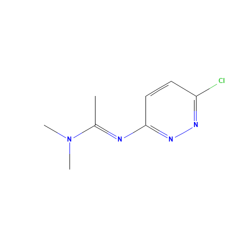 (1E)-N'-(6-Chloro-3-pyridazinyl)-N,N-dimethylethanimidamide (CAS: 68675-27-4) - Related Chemical Product