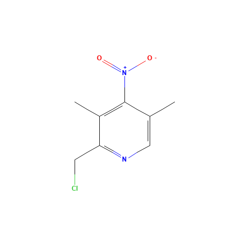 2-CHLOROMETHYL-3,5-DIMETHYL-4-NITROPYRIDINE (CAS: 153476-68-7) - Related Chemical Product