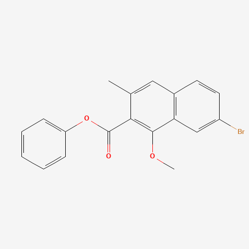 phenyl 7-bromo-1-methoxy-3-methyl-2-naphthoate (CAS: 1083181-76-3) - Related Chemical Product