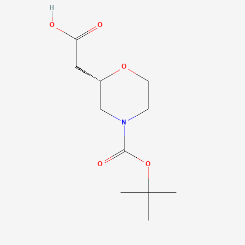 (S)-N-Boc-Morpholine-2-acetic acid (CAS: 1257850-82-0) - Related Chemical Product