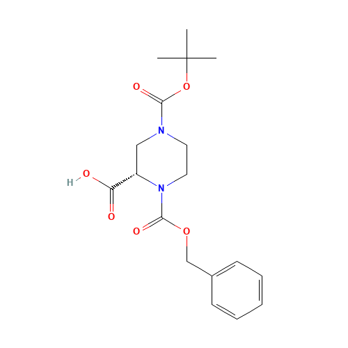 (S)-N-4-BOC-N-1-CBZ-2-PIPERAZINE CARBOXYLIC ACID (CAS: 150407-69-5) - Related Chemical Product