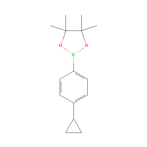 2-(4-Cyclopropylphenyl)-4,4,5,5-tetramethyl-1,3,2-dioxaborolane (CAS: 1219741-94-2) - Related Chemical Product