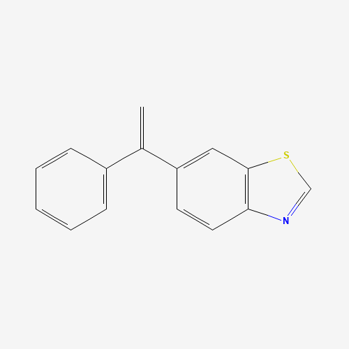 6-(1-Phenylvinyl)-1,3-benzothiazole (CAS: 1189704-93-5) - Chemical Structure and Molecular Formula 