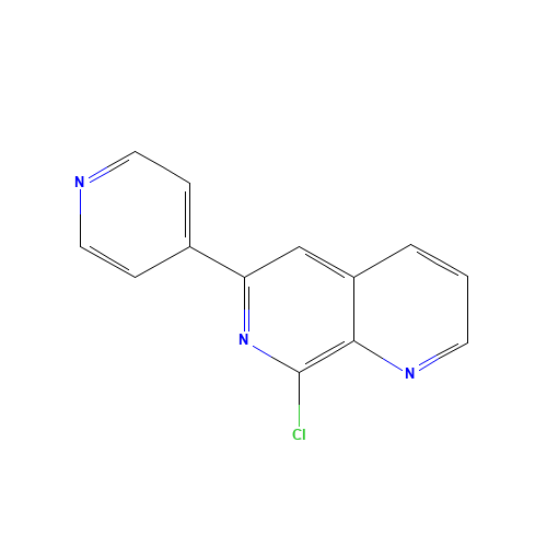 1,7-naphthyridine, 8-chloro-6-(4-pyridinyl)- (CAS: 1211595-29-7) - Related Chemical Product