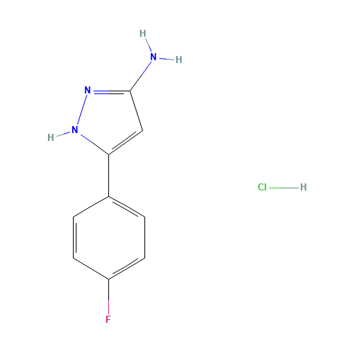 5-(4-Fluorophenyl)-1H-pyrazol-3-amine hydrochloride (CAS: 1025447-54-4) - Related Chemical Product