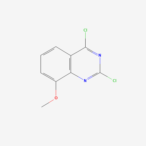 2,4-Dichloro-8-methoxyquinazoline (CAS: 61948-60-5) - Chemical Structure and Molecular Formula 