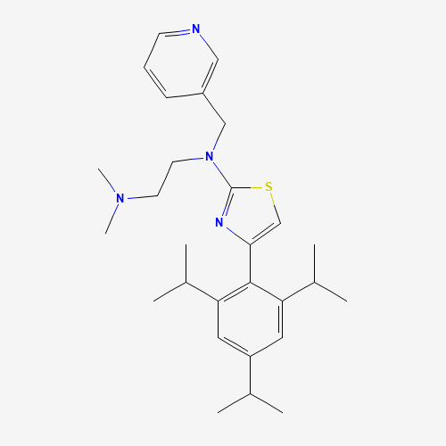 Foropafant (CAS: 136468-36-5) - Chemical Structure and Molecular Formula 