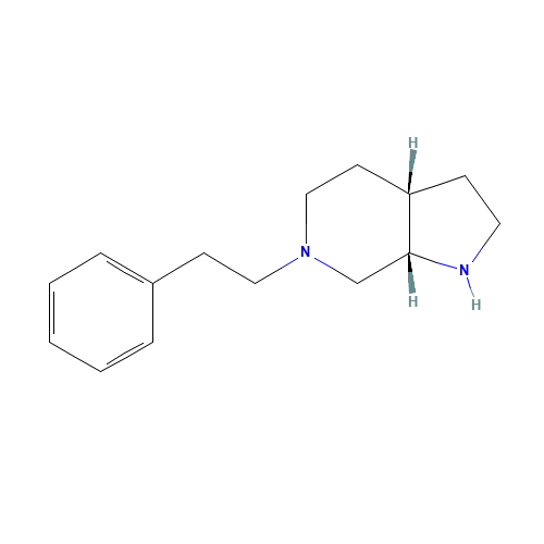 (3aS,7aS)-6-(2-Phenylethyl)octahydro-1H-pyrrolo[2,3-c]pyridine (CAS: 867324-10-5) - Chemical Structure and Molecular Formula 