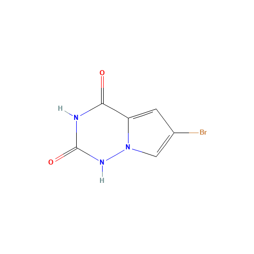 6-Bromopyrrolo[2,1-f][1,2,4]triazine-2,4(1H,3H)-dione (CAS: 1201784-90-8) - Related Chemical Product