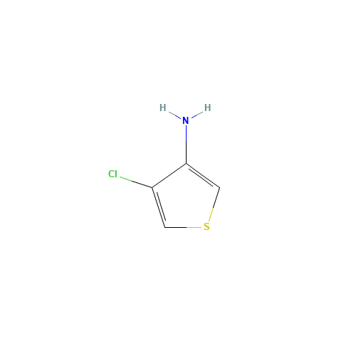 4-CHLORO-3-THIOPHENAMINE (CAS: 632356-42-4) - Chemical Structure and Molecular Formula 