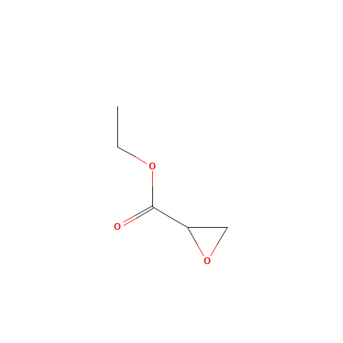 Ethyl 2-oxiranecarboxylate (CAS: 4660-80-4) - Chemical Structure and Molecular Formula 