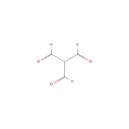 Methanetricarbaldehyde (CAS: 18655-47-5) - Chemical Structure and Molecular Formula 