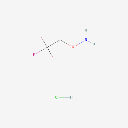 2-(Aminooxy)-1,1,1-trifluoroethane hydrochloride (CAS: 68401-66-1) - Chemical Structure and Molecular Formula 
