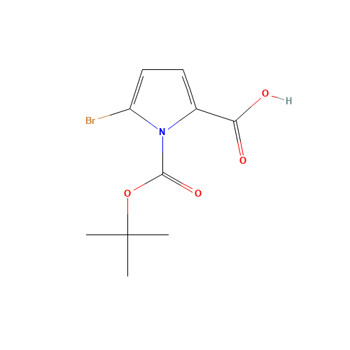 5-Bromo-1-{[(2-methyl-2-propanyl)oxy]carbonyl}-1H-pyrrole-2-carboxylic acid (CAS: 117657-41-7) - Related Chemical Product