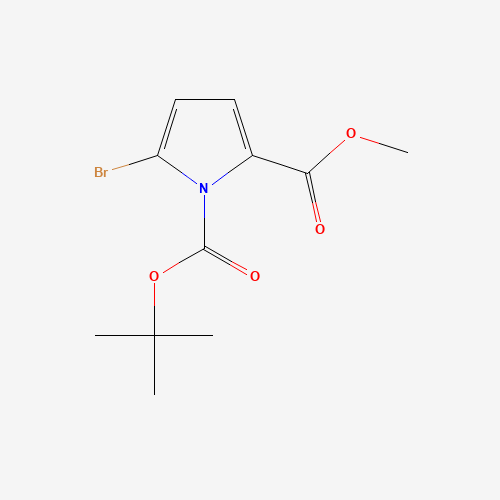 2-Bromo-1-carboxy-5-(methoxycarbonyl)-1-(2-methyl-2-propanyl)-1H-1λ5-pyrrol-1-yl (CAS: 924708-81-6) - Related Chemical Product
