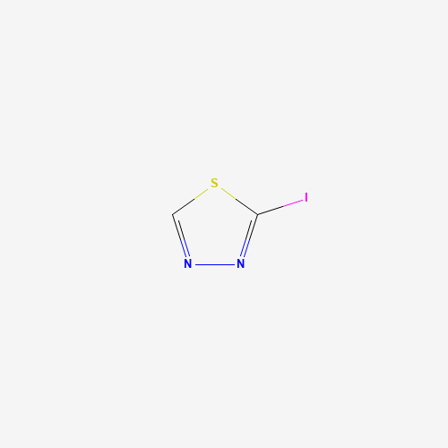 2-Iodo-1,3,4-thiadiazole (CAS: 332133-91-2) - Chemical Structure and Molecular Formula 