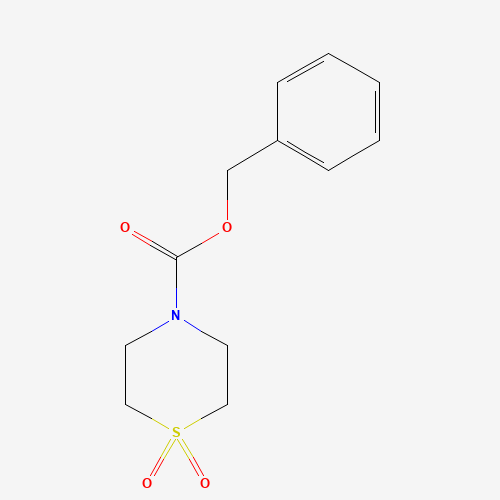 3,8-Dioxatricyclo[5.1.0.0<sup>2,4</sup>]oct-5-en-4-ylmethyl 2-thiomorpholinecarboxylate (CAS: 140174-14-7) - Chemical Structure and Molecular Formula 