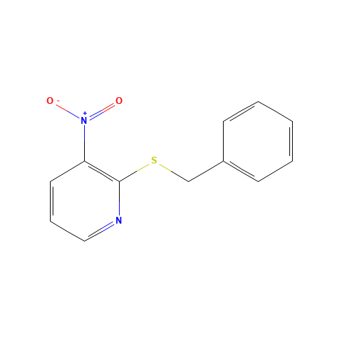 Pyridine, 3-nitro-2-[(phenylmethyl)thio]- (CAS: 69212-31-3) - Related Chemical Product